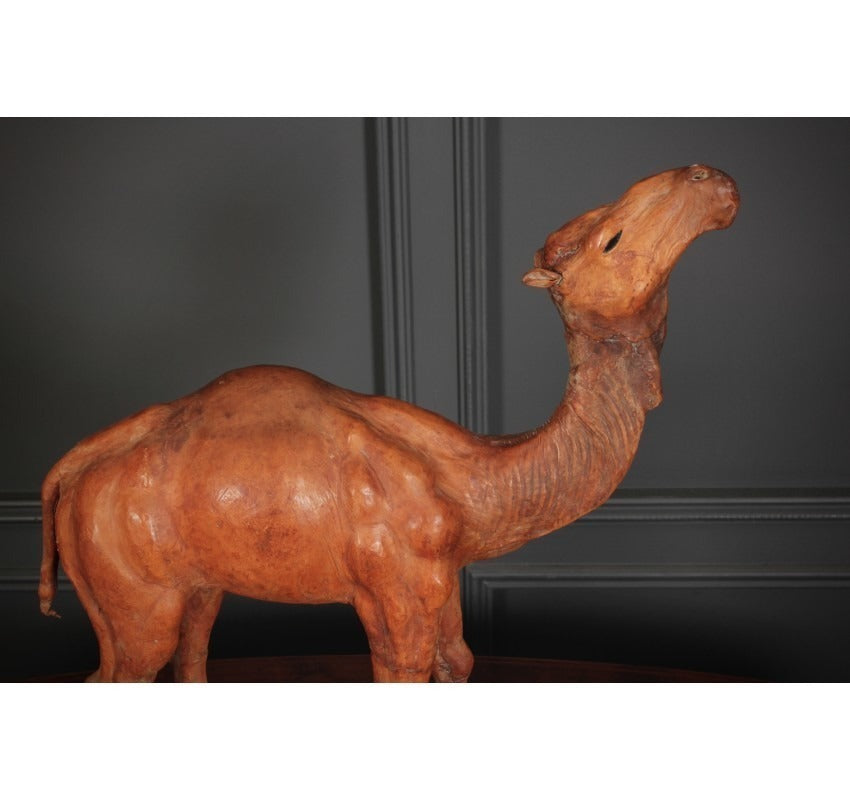 Vintage Leather Camel Ornament