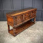 Solid Oak Potboard Dresser Antique Sideboard