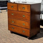 Vintage Campaign Chest, Military Chest. Splits In 2 Pieces. Very Good Quality