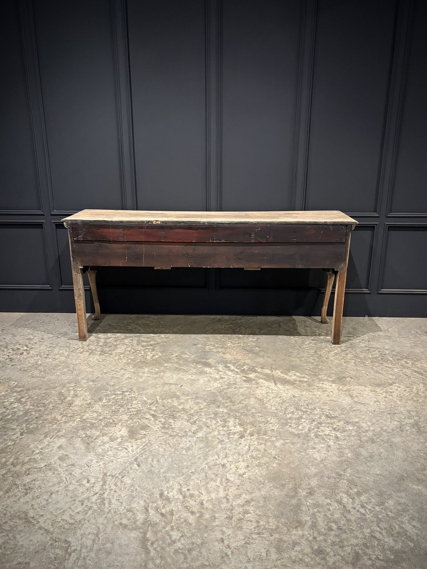 18th Century Carved Oak Dresser Base Carved Vintage Sideboard
