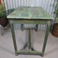Green Vintage Rustic Indian Solid Wooden Desk Console Hallway Kitchen Island Table