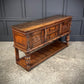 Solid Oak Potboard Dresser Antique Sideboard