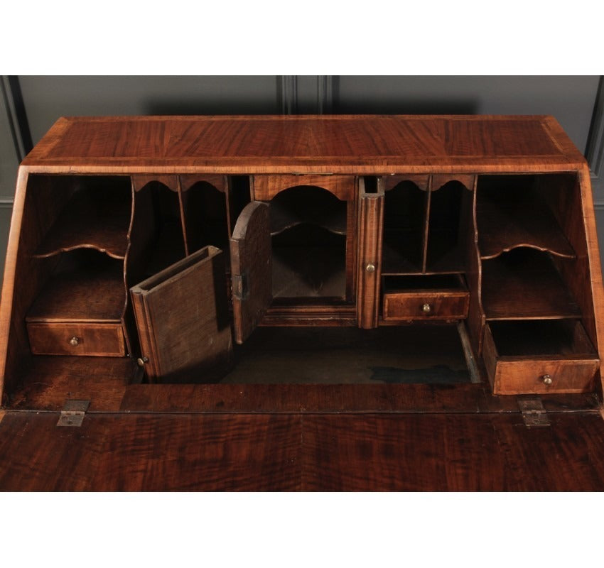 Queen Anne Walnut Writing Bureau, 1700s