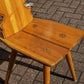 Vintage Set Of Elm Dining / Kitchen Chairs By Cepelia