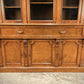 Large Vintage Early Victorian Breakfront Oak Bookcase
