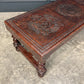 Mahogany & Leather Vintage Coffee Table