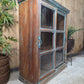 Vintage Reclaimed Indian Freestanding Kitchen Bathroom Drinks Display Cabinet
