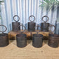 Vintage Iron Metal Pot Handle Utensil Planter Pen Desk Storage