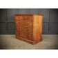 Vintage Victorian Burr Oak Chest Of Drawers