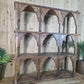 Vintage Solid Wooded Arched Temple Wall Display Shelf Shelves