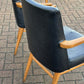 Mid Century Retro Pair Of Library Armchairs