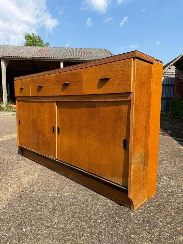 Vintage Mid Century Retro 1960’s Shop Teak Counter Kitchen Unit Kitchen Pantry Larder