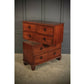 2 Piece Anglo Indian Large Vintage Military Chest Of Drawers