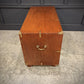 Rare Teak Military Campaign Side Cabinet