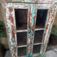 Vintage Reclaimed Indian Freestanding Kitchen Bathroom Drinks Display Cabinet