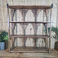 Vintage Solid Wooded Arched Temple Wall Display Shelf Shelves