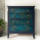 Vintage chest of drawers, hand painted. Example of commission available