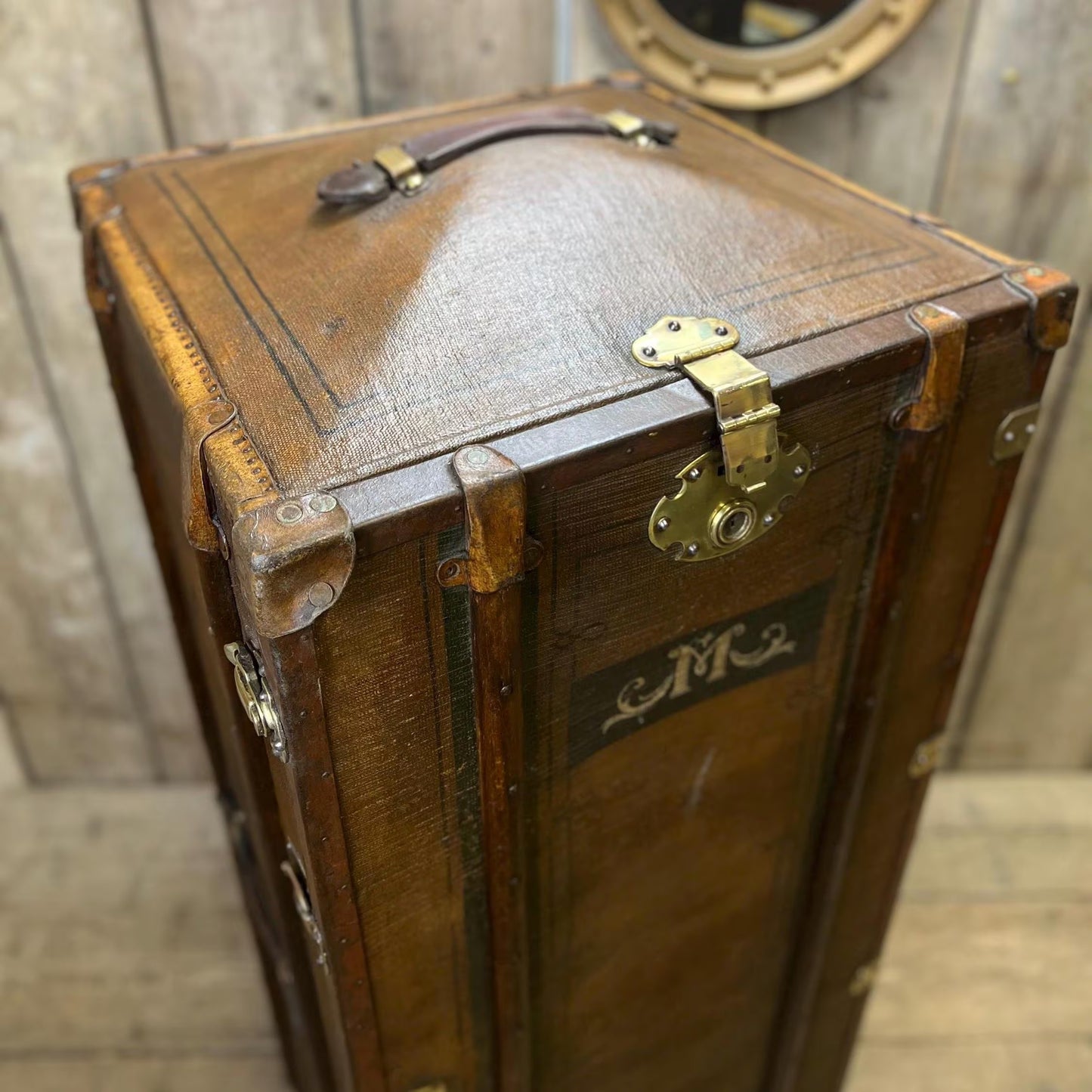 Wardrobe Chest - luxury travel trunk - 1920s bespoke exploring