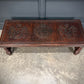 Mahogany & Leather Vintage Coffee Table