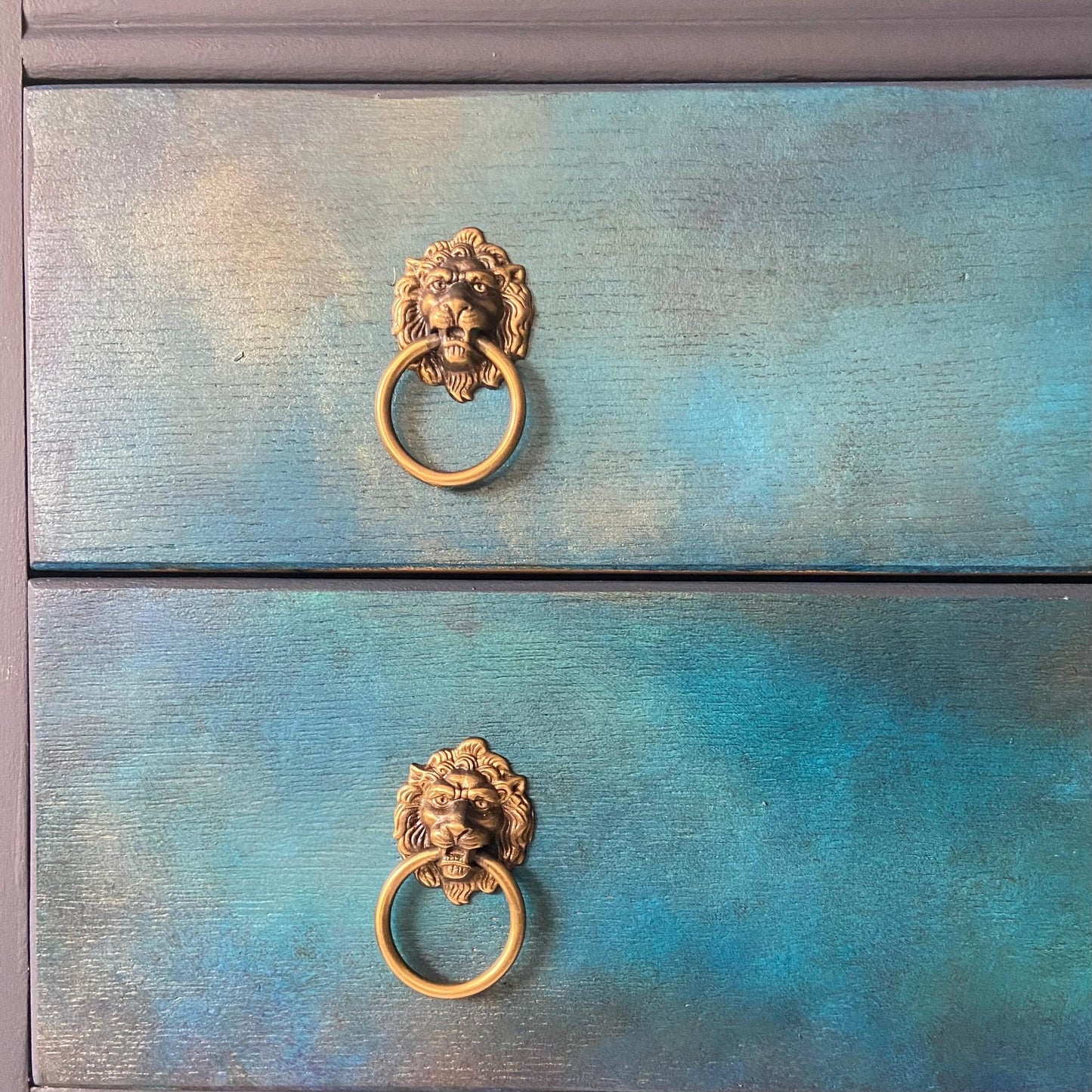 Vintage chest of drawers, hand painted. Example of commission available