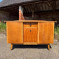 Vintage Mid-Century Art Deco Scandinavian Style Retro Sideboard Drinks Cabinet