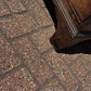 Vintage Georgian Mahogany Chest Of Drawers. Brass Handles, Bracket Feet.