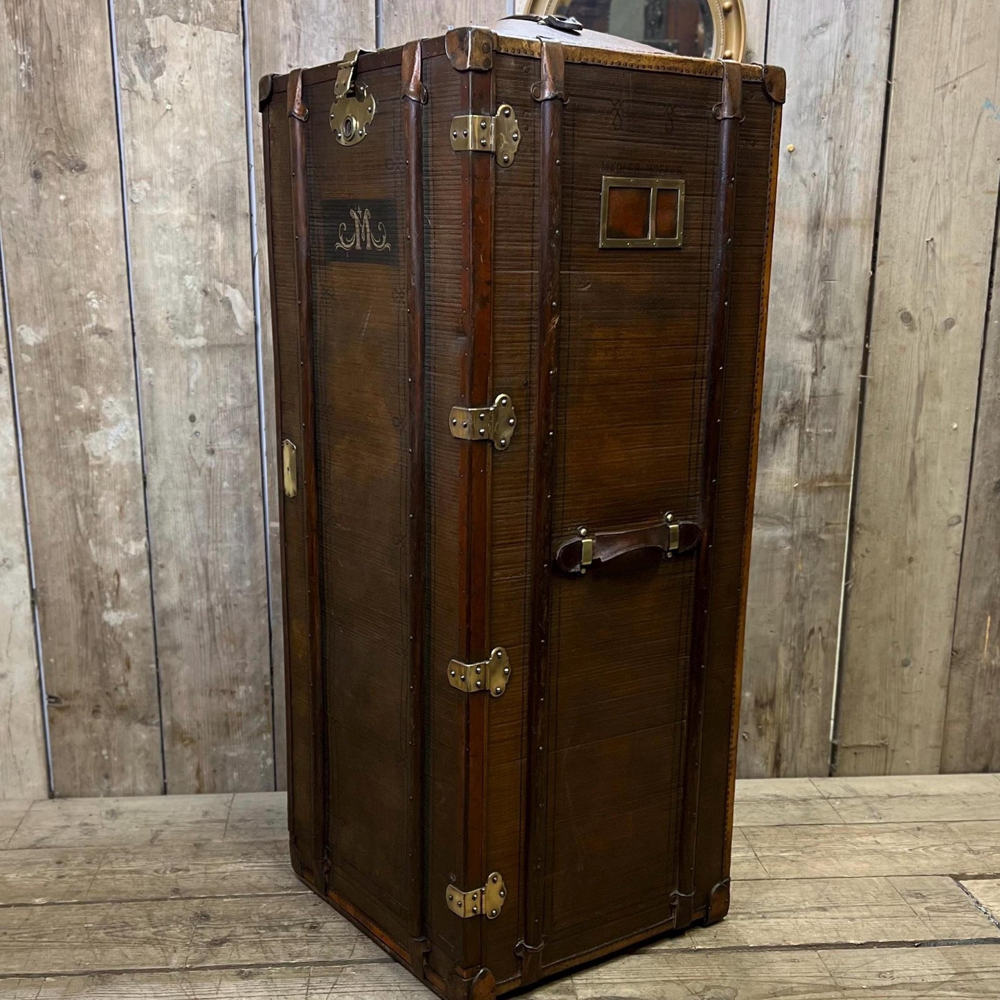 Wardrobe Chest - luxury travel trunk - 1920s bespoke exploring