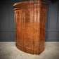 Large Victorian Bow Front Walnut Art Deco Wardrobe