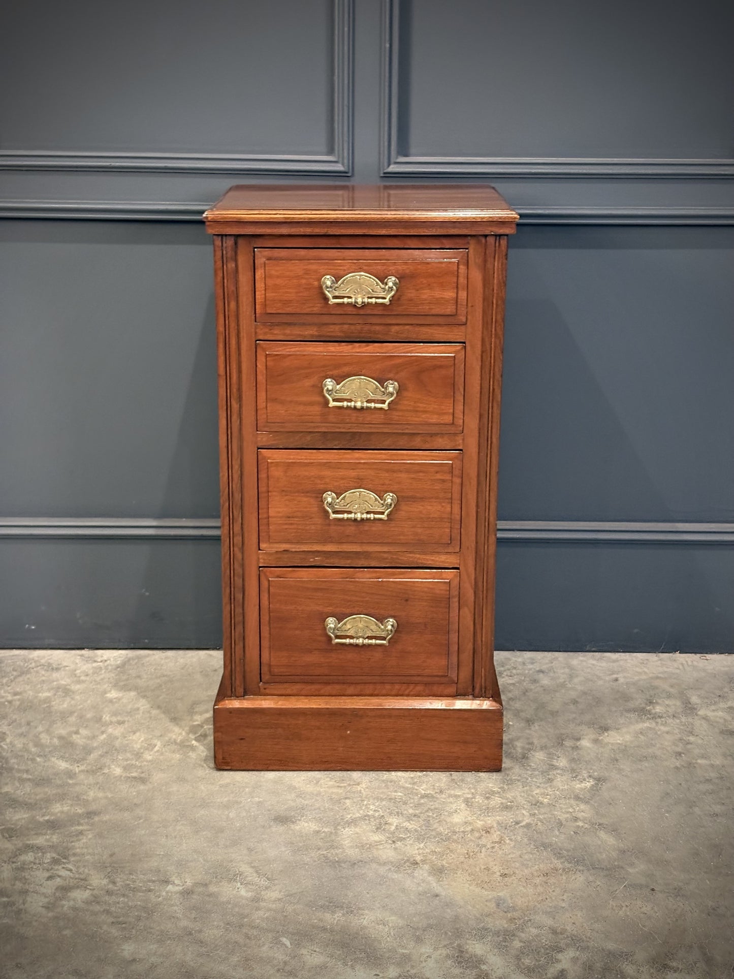 Pair Of Victorian Vintage Walnut Bedside Chests