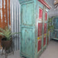 Vintage Reclaimed Indian Free Standing Solid Wooden House Keepers Linen Cupboard