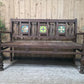 Vintage Rustic Solid Wooden Garden Bench Seat Day Bed