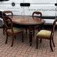 Vintage Victorian Extending Mahogany Dining Table & 4 Chairs