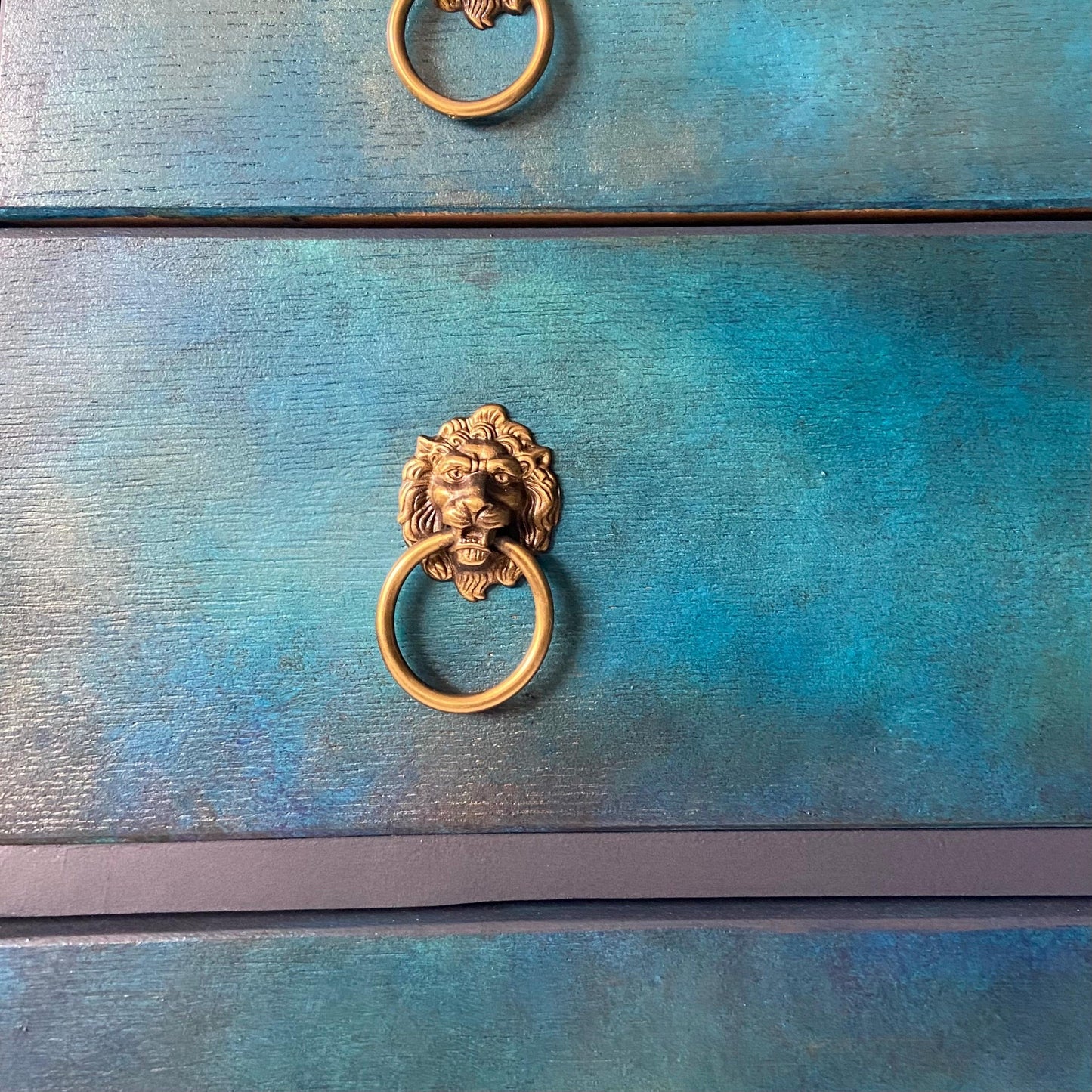 Vintage chest of drawers, hand painted. Example of commission available