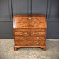 Queen Anne Art Deco Figured Walnut Writing Bureau