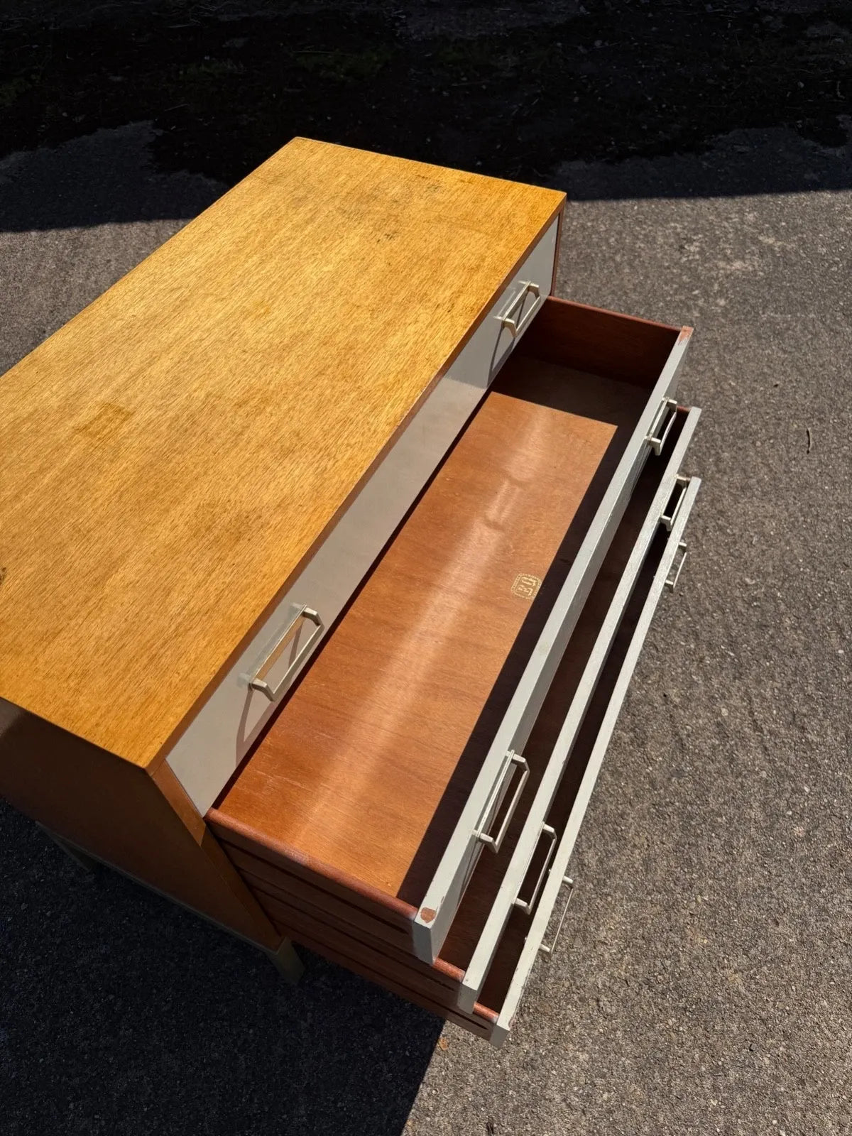 Vintage G Plan Limba E Gomme Mid Century Retro Teak MCM Chest of Drawers