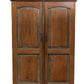 Large Vintage Colonial Indian Hardwood Wardrobe Houskeepers Cupboard