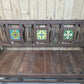 Vintage Rustic Solid Wooden Garden Bench Seat Day Bed