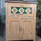 Vintage Reclaimed Indian Wooden Free Standing Bathroom Kitchen Cupboard Cabinet