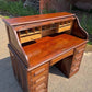 Vintage Oak Roll Top Desk By Angus Of London
