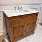 Wooden Carved Vintage Vanity Unit