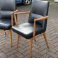 Mid Century Retro Pair Of Library Armchairs
