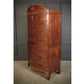 Rare Regency Bow Front Vintage Tallboy Chest On Chest