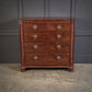 Antique Flame Mahogany Scottish Chest of Drawers