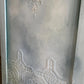 Vintage bedside drawers, hand painted sage green
