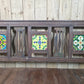Vintage Rustic Solid Wooden Garden Bench Seat Day Bed