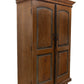 Large Vintage Colonial Indian Hardwood Wardrobe Houskeepers Cupboard