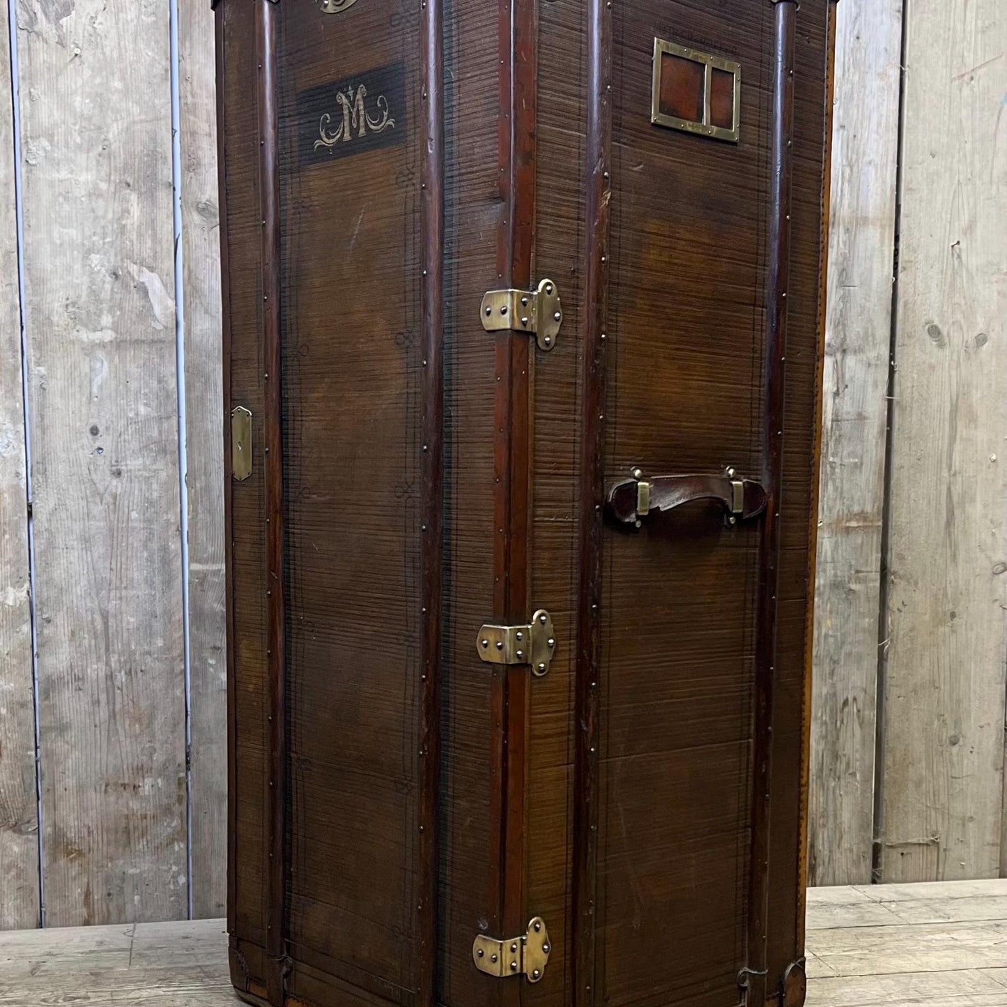 Wardrobe Chest - luxury travel trunk - 1920s bespoke exploring