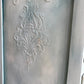 Vintage bedside drawers, hand painted sage green