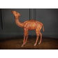 Vintage Leather Camel Ornament