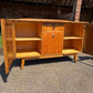 Vintage Mid-Century Art Deco Scandinavian Style Retro Sideboard Drinks Cabinet